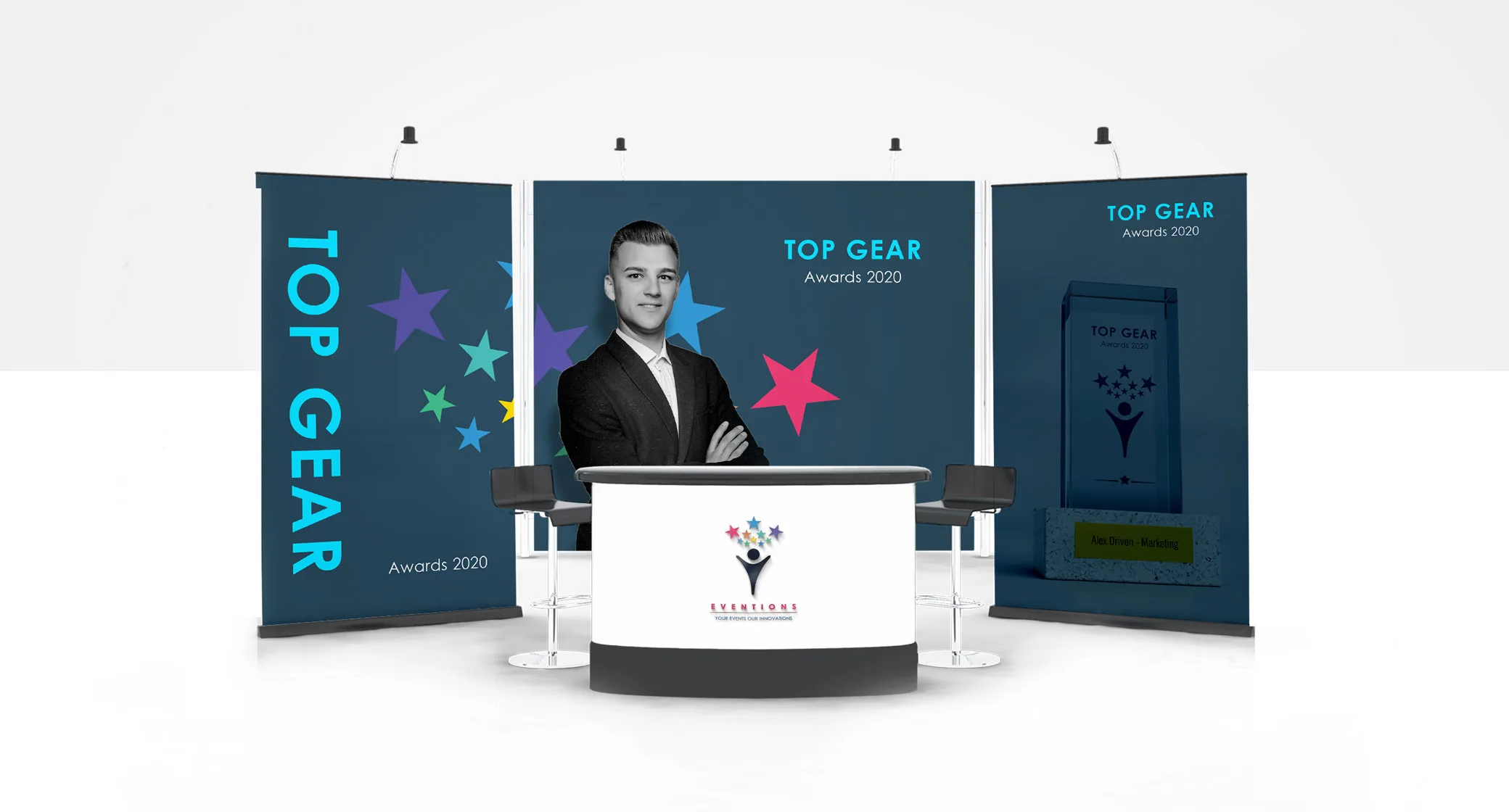 event boards design, design first, event hoarding design