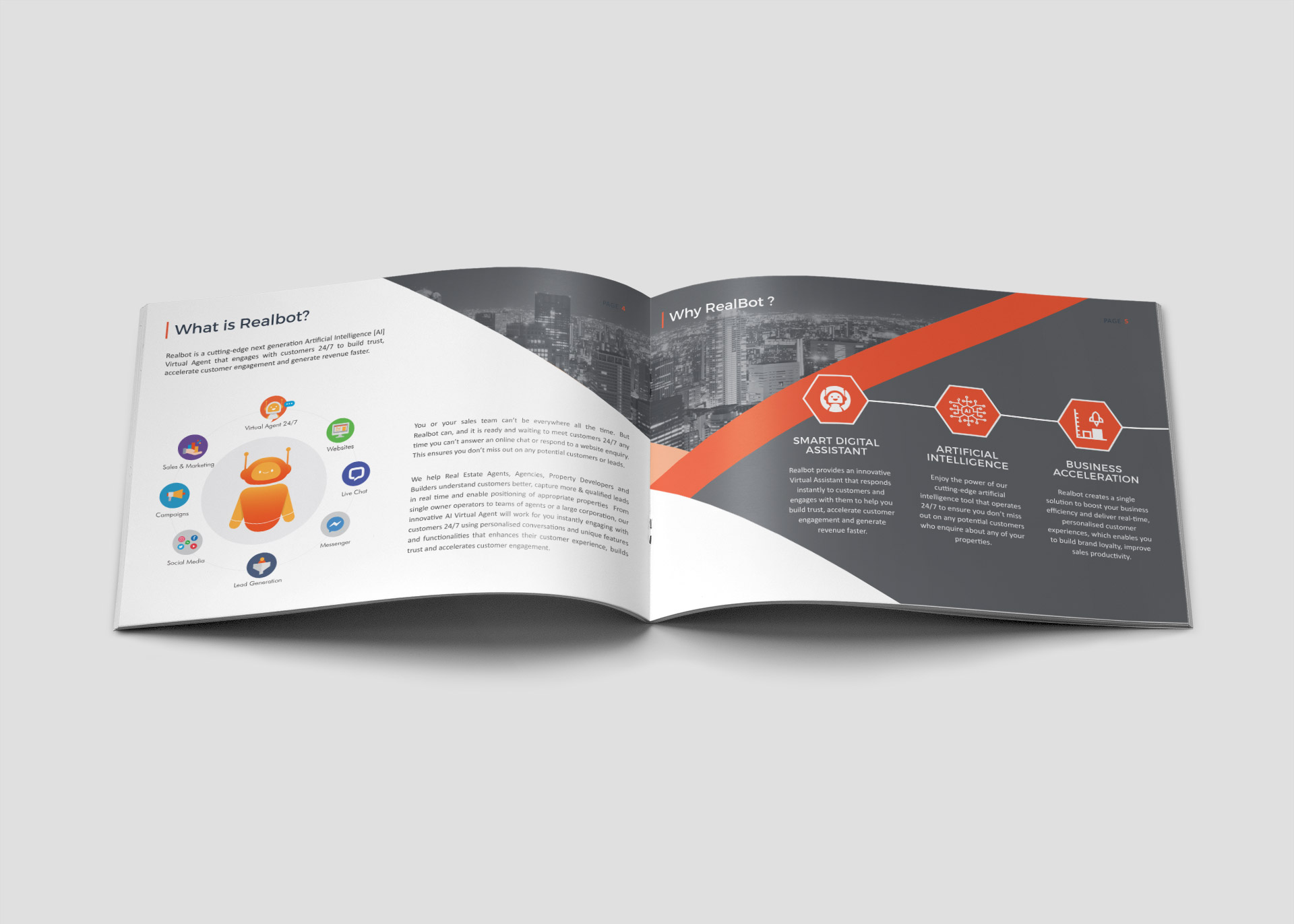 realbot Brochure designs