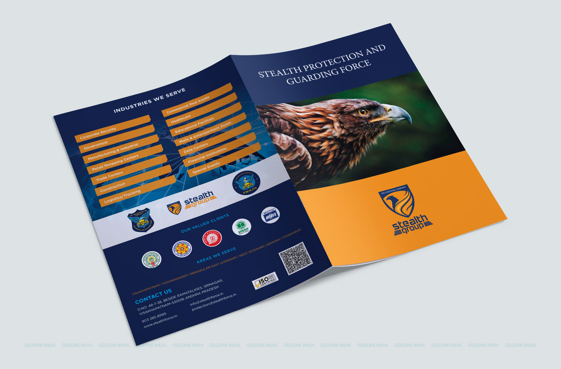 Stealth Group brochure design