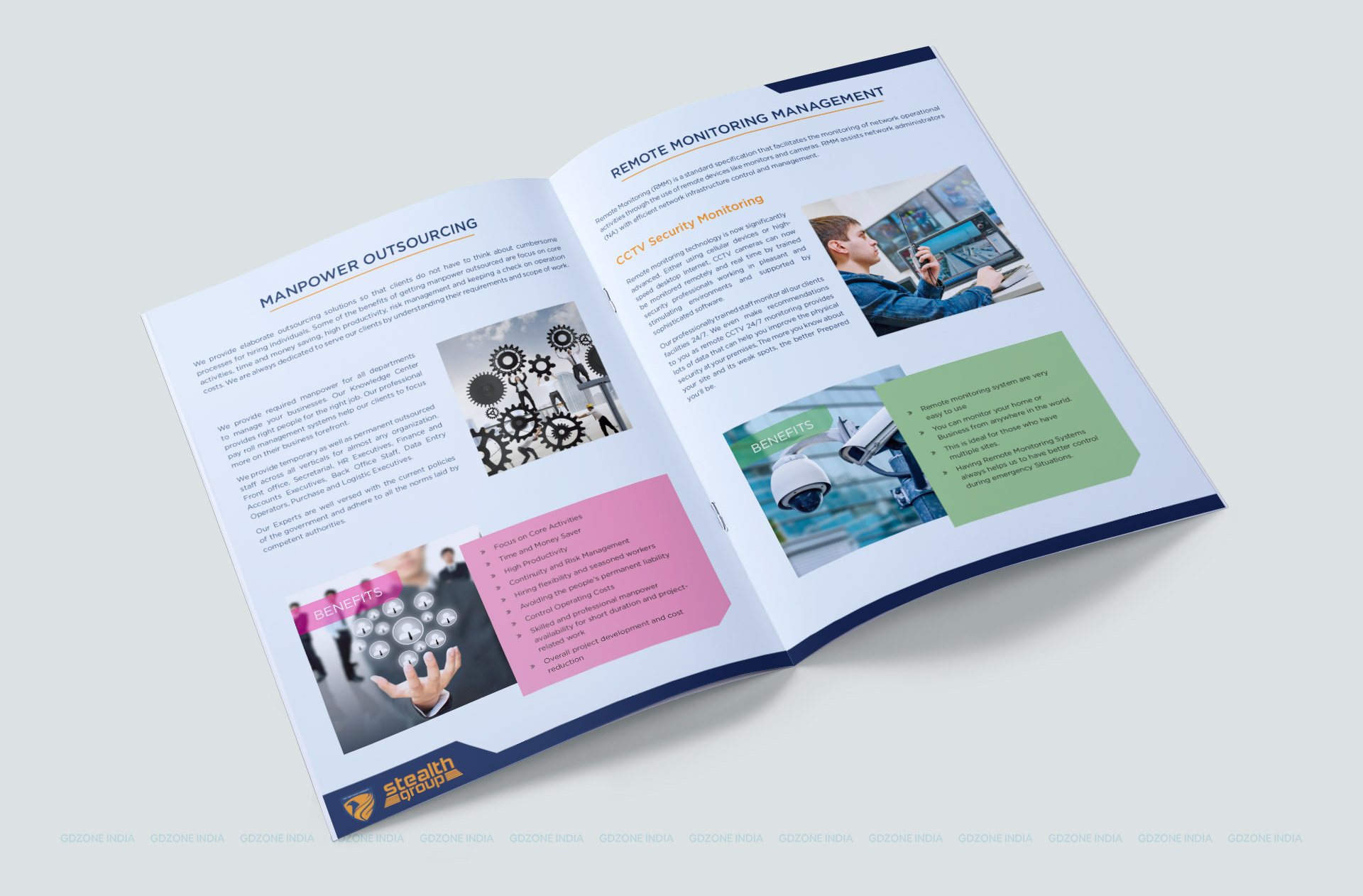Stealth Group brochure book